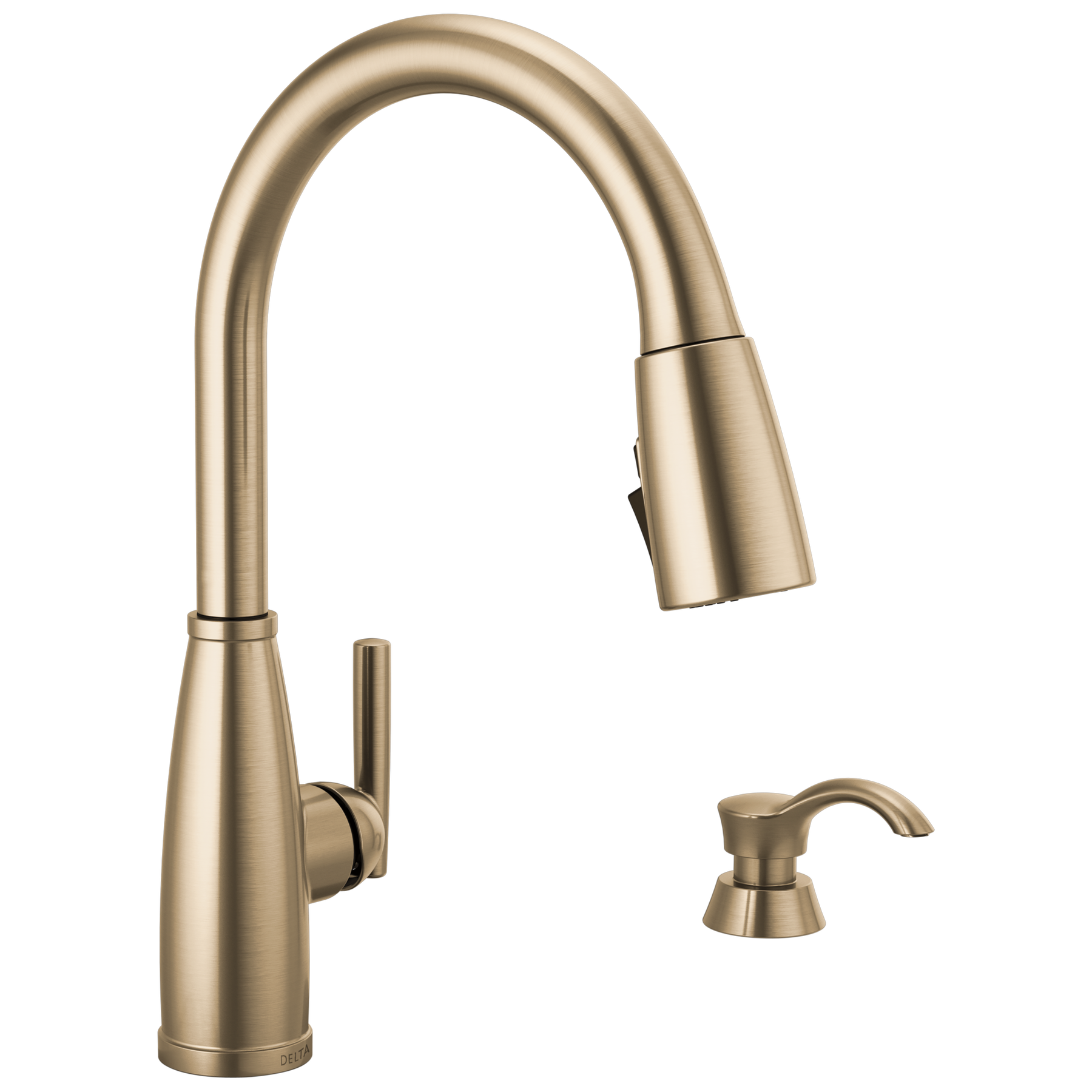 Llave para cocina monomando extensible con dispensador de jabón y tecnología ShieldSpray®