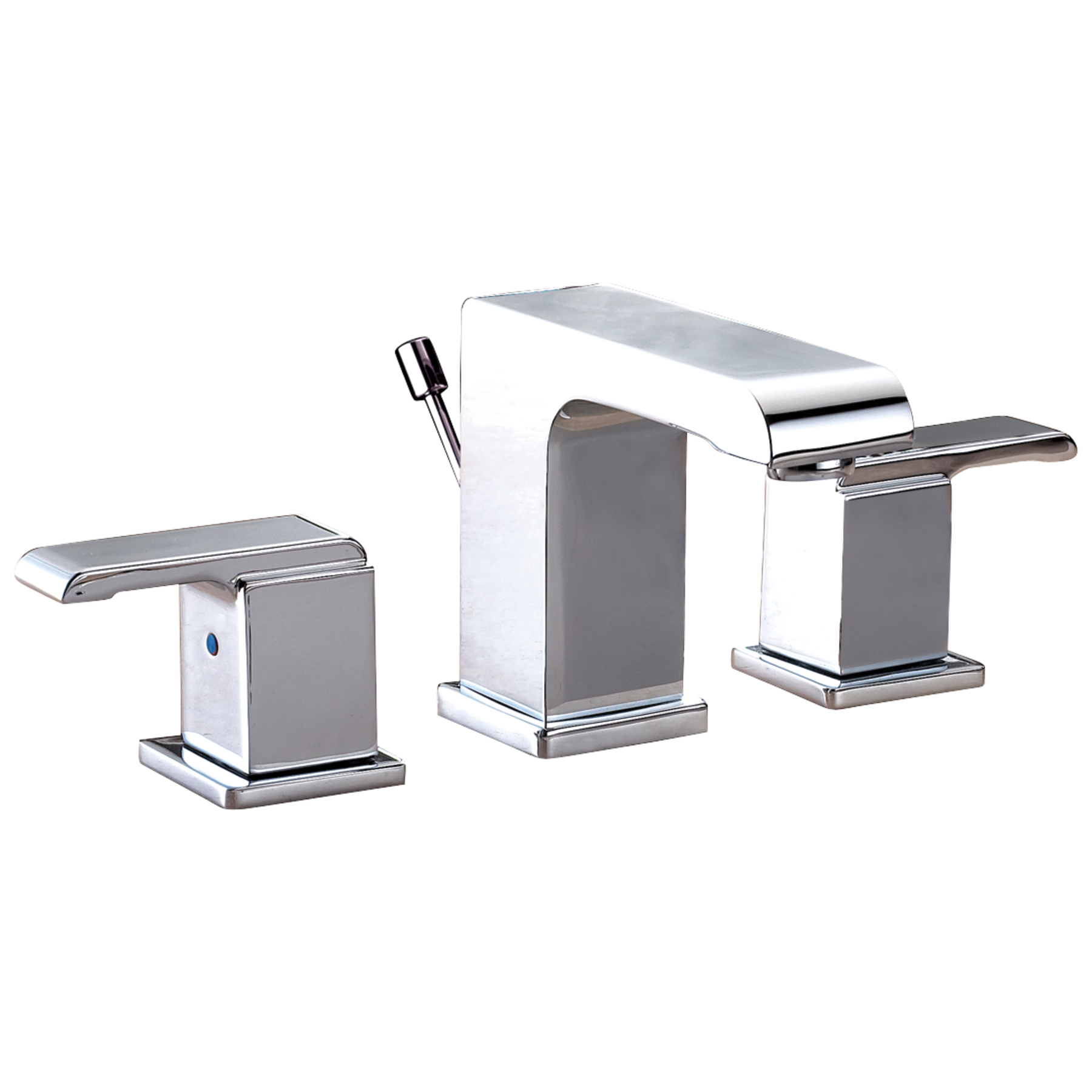 Llave para baño independiente de dos manijas - Incluye desagüe emergente - Válvula Delex