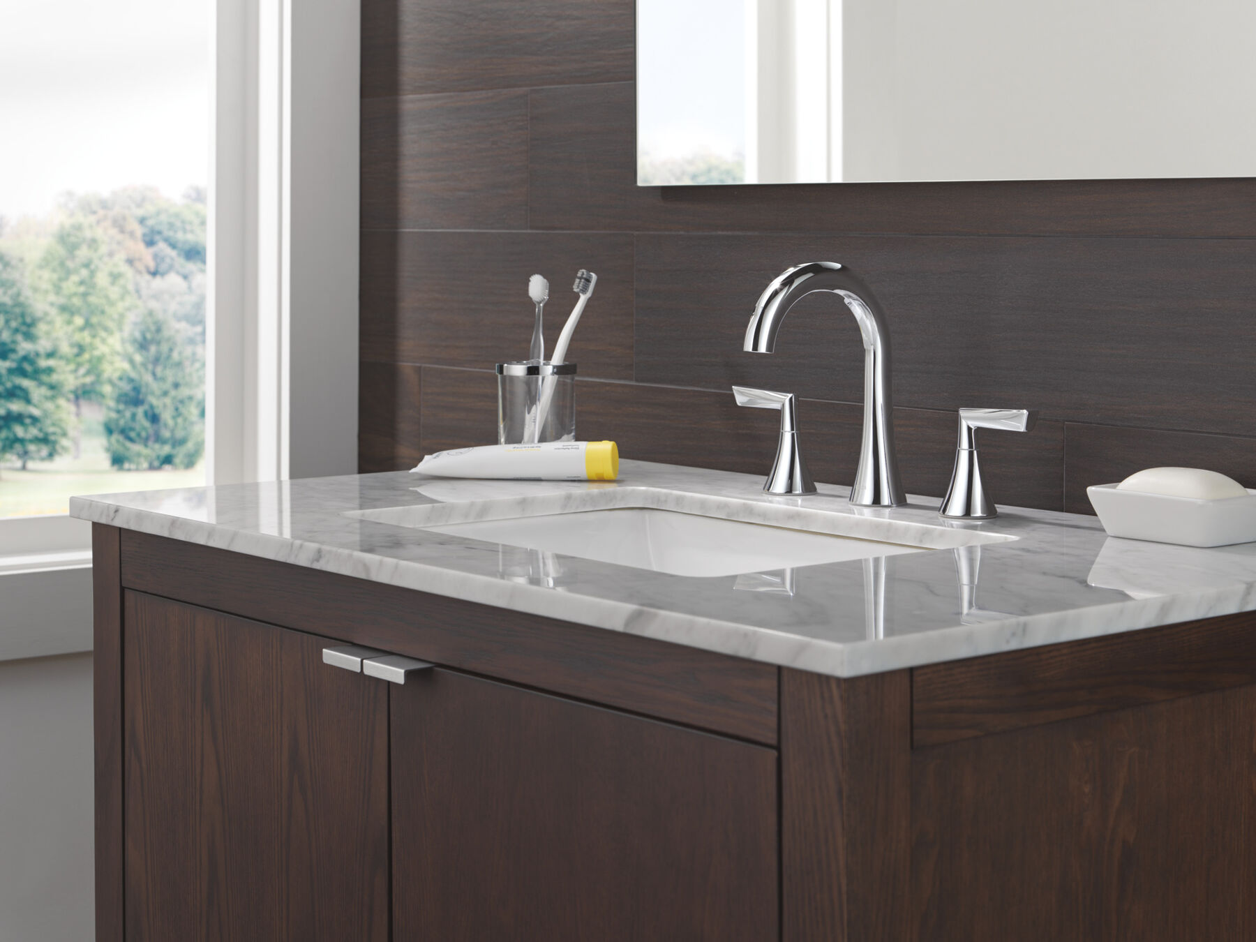 Llave para baño de extensión con dos manijas, imagen 4