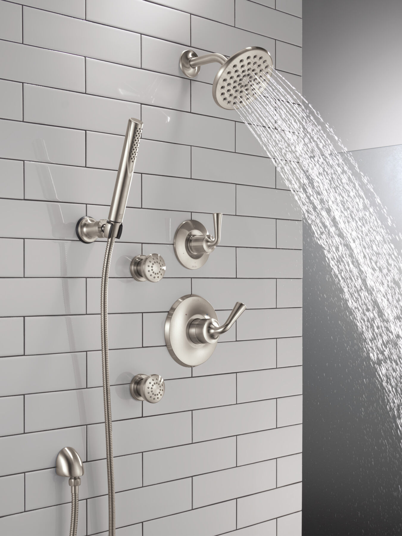 Ducha manual premium para montaje en pared ajustable de una sola función, imagen 10