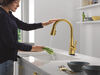 Touch2O Pull-Down Kitchen Faucet with Soap Dispenser Bundle
