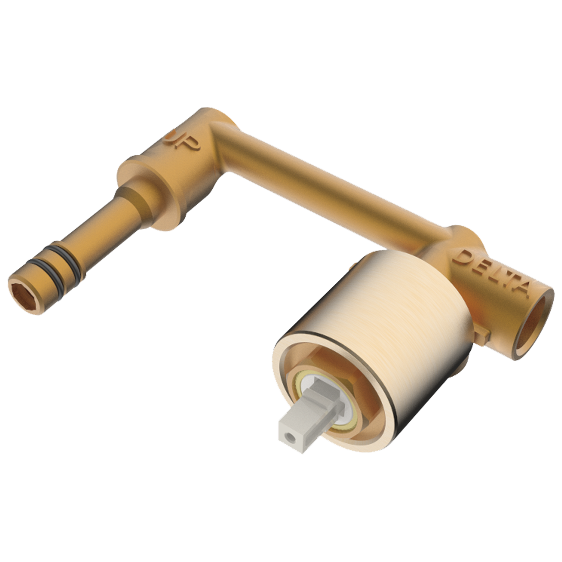 Conjunto interior únicamente - Llave para baño de una manija de montaje en pared