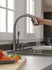 Llave para cocina monomando extensible con dispensador de jabón y tecnología ShieldSpray®