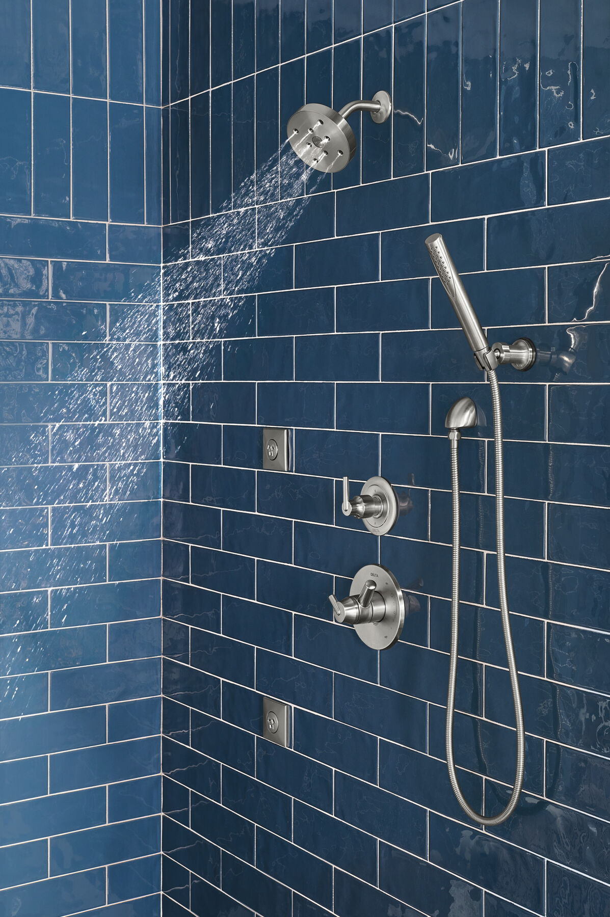 Ducha manual premium para montaje en pared ajustable de una sola función, imagen 31