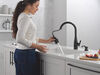 Llave para cocina monomando extensible con dispensador de jabón y tecnología ShieldSpray®