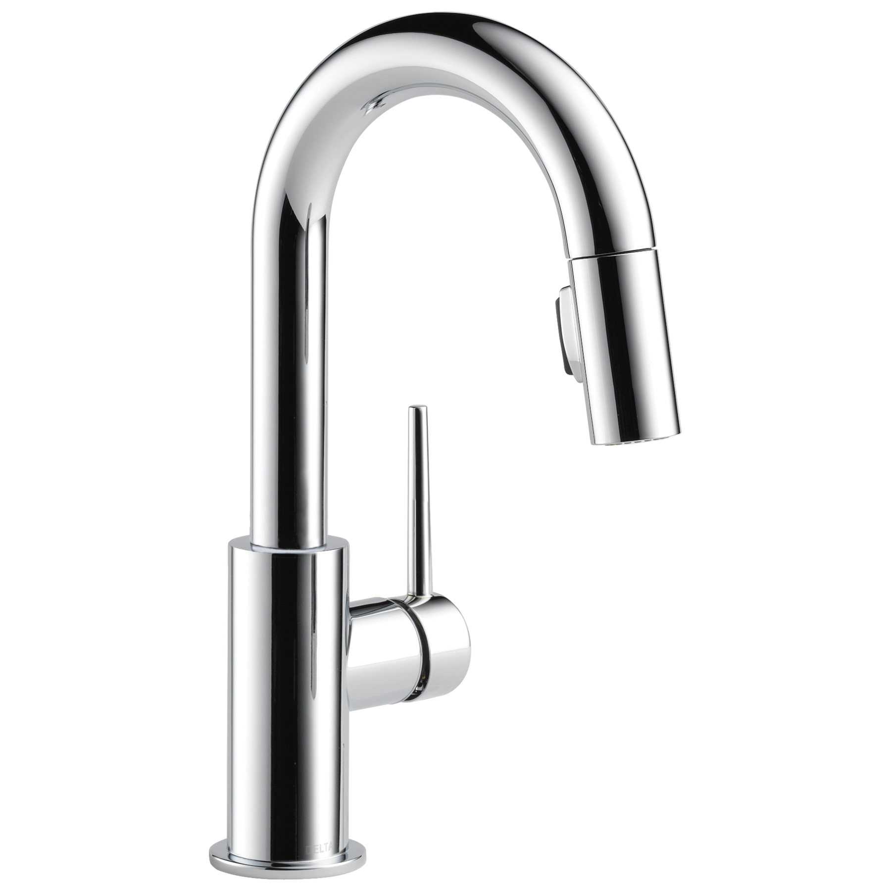 Llave para barra/encimera de cocina monomando extensible, giro limitado