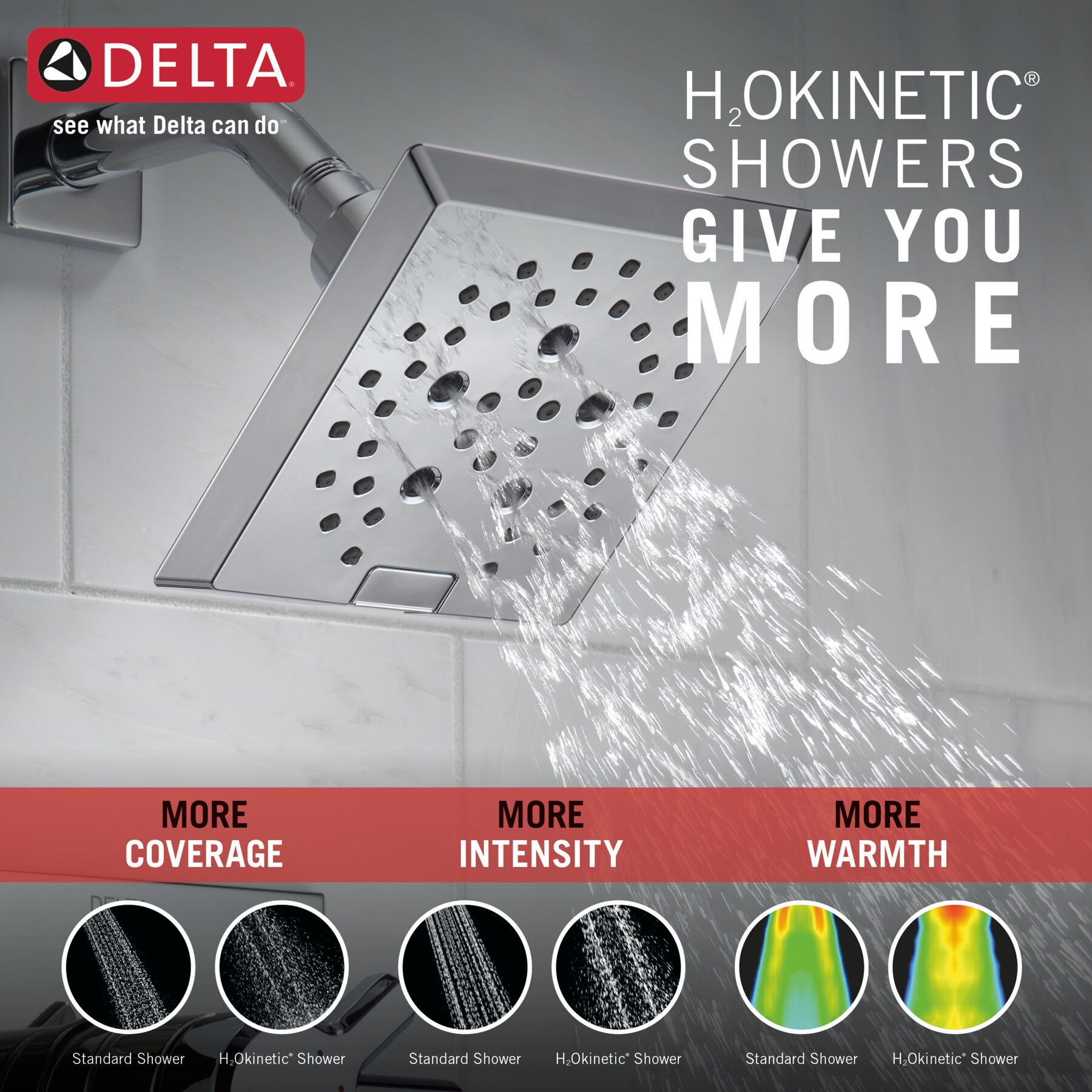 Terminaciones de ducha y bañera Monitor® serie 17 con H<sub>2</sub>Okinetic®, imagen 1
