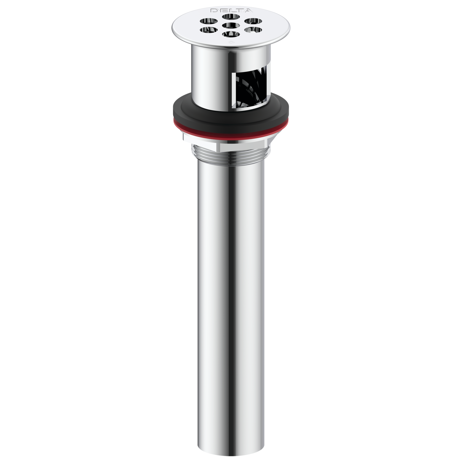 Cast Lavatory Waste with Open Grid Strainer