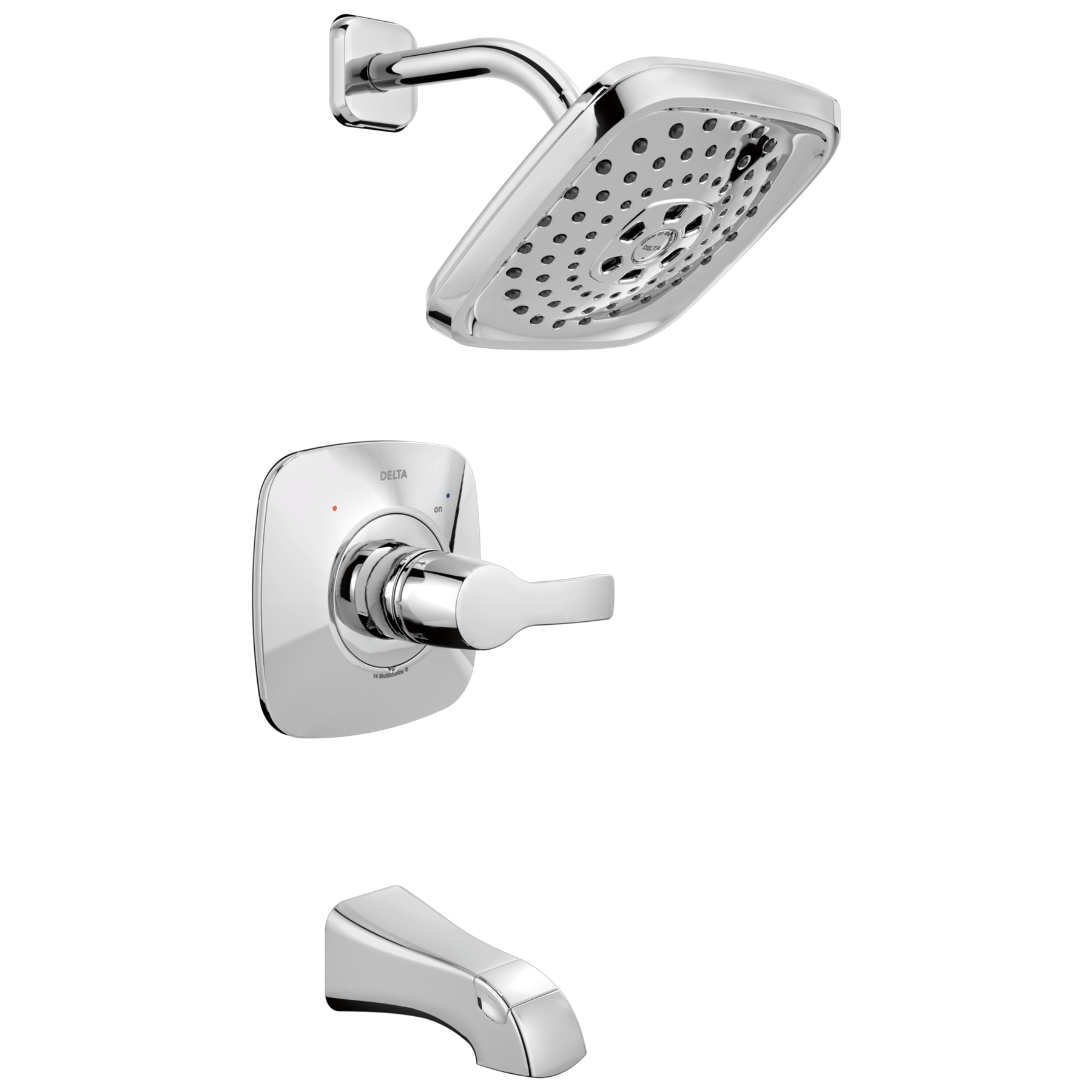 Terminaciones de ducha y bañera Monitor® serie 14 con H<sub>2</sub>Okinetic®