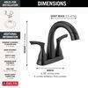 Llave para baño de combinación de dos manijas
