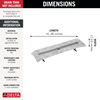 36" Linear Shower Drain Rough
