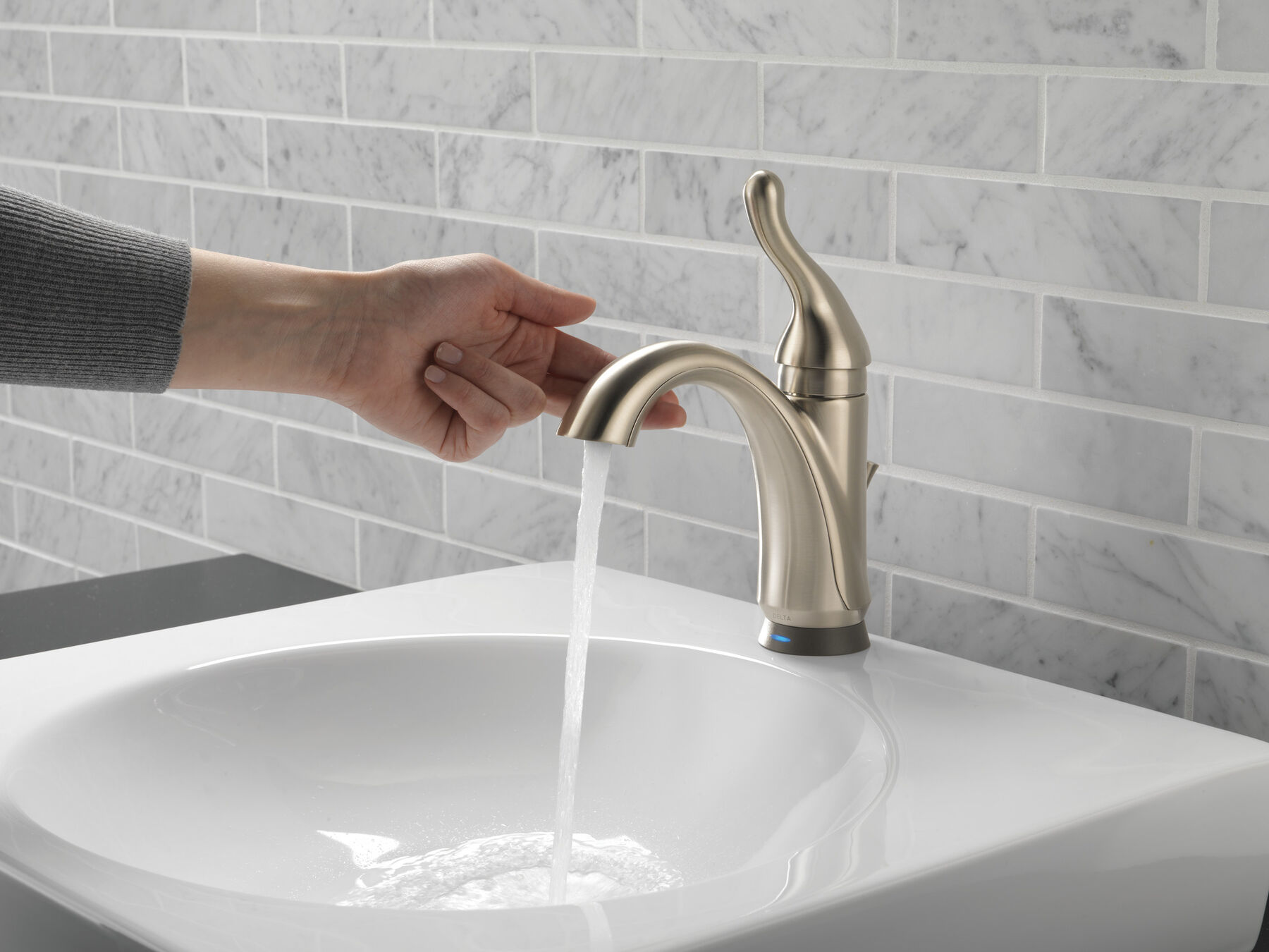 Llave para baño monomando con tecnología Touch<sub>2</sub>O®, imagen 4
