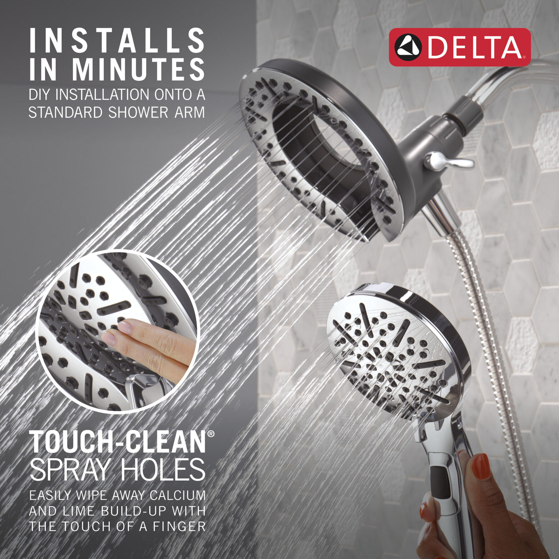 Ducha dos en uno de 5 ajustes In2ition®, imagen 2
