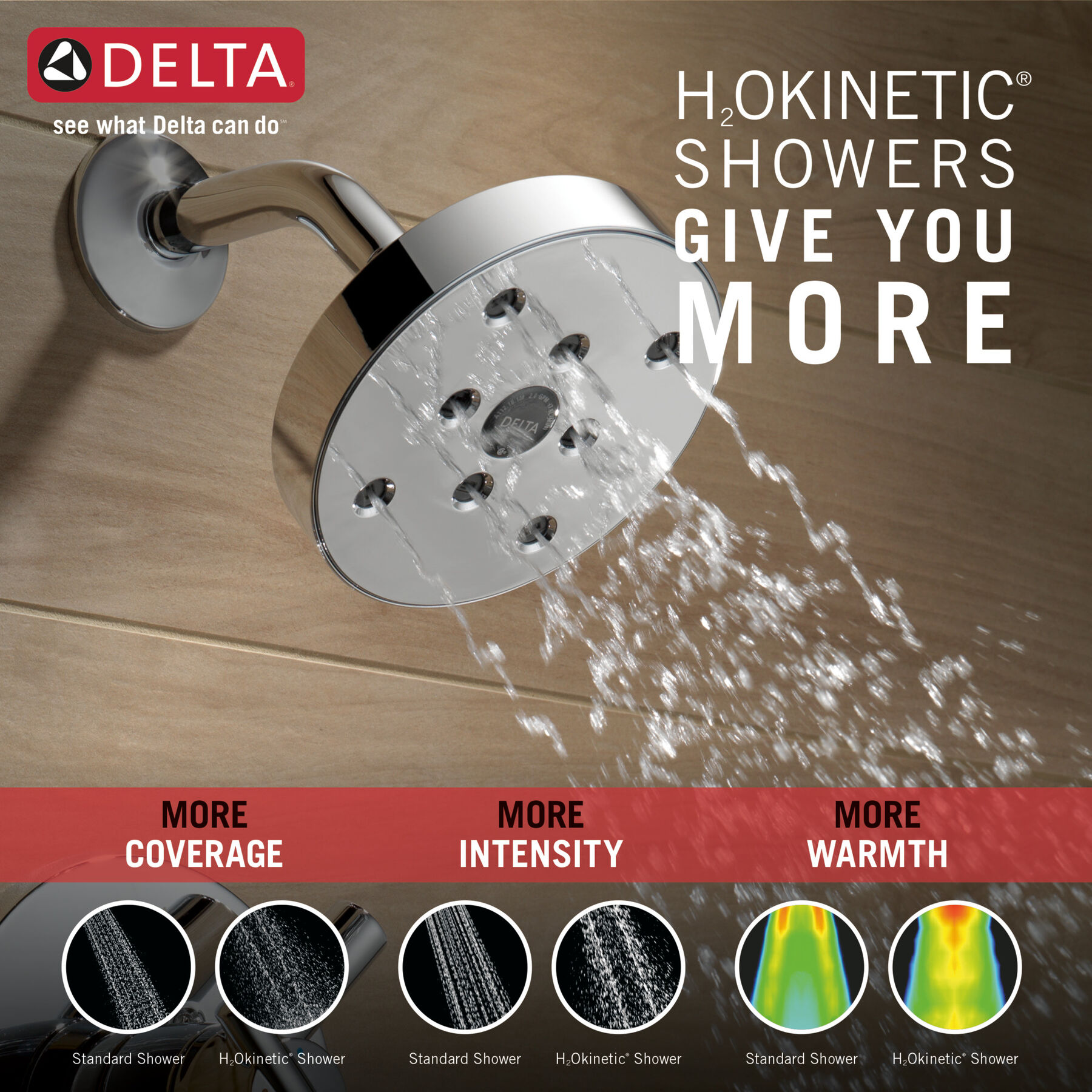 Widespread Lavatory Faucet with Shower Trim and Rough Bundle - 14 Series, image 2