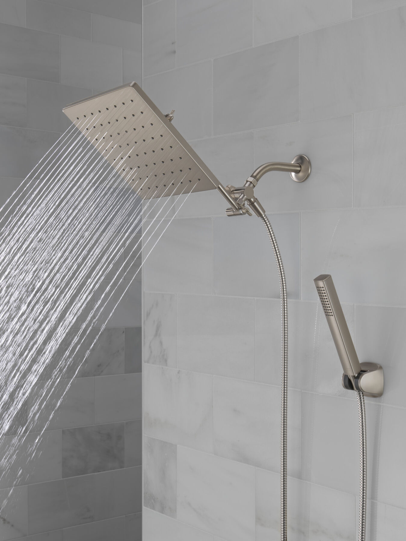 10 inch Raincan Shower Head & Hand Held Combo with Adjustable Extension Arm, image 12