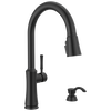 Llave para cocina monomando extensible con dispensador de jabón y tecnología ShieldSpray
