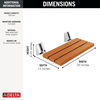 Asiento para ducha rebatible