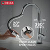 Touch<sub>2</sub>O® Technology Kitchen Faucet with Touchless Technology