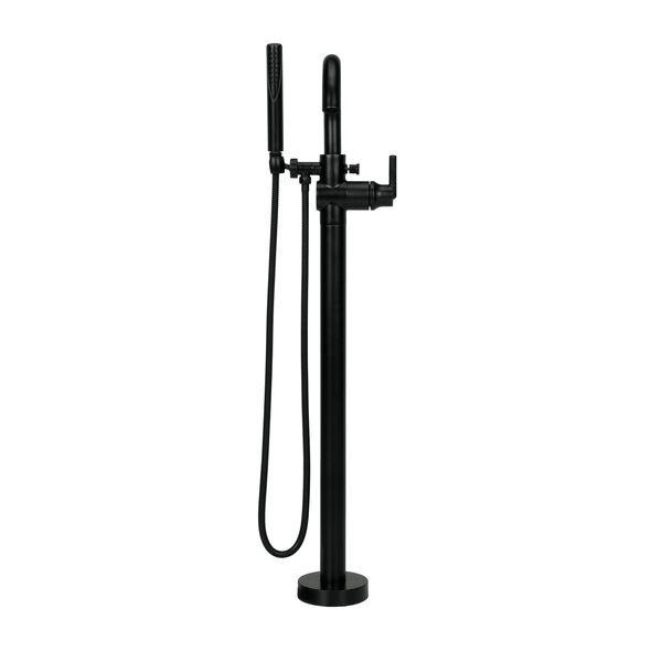 Terminación de llave de llenado para bañera monomando para montaje en piso con ducha manual