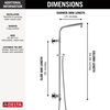 Columna de ducha redonda de 26" Emerge®