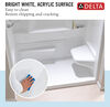Procrylic Seated Shower Kit 60"x32" Right Drain