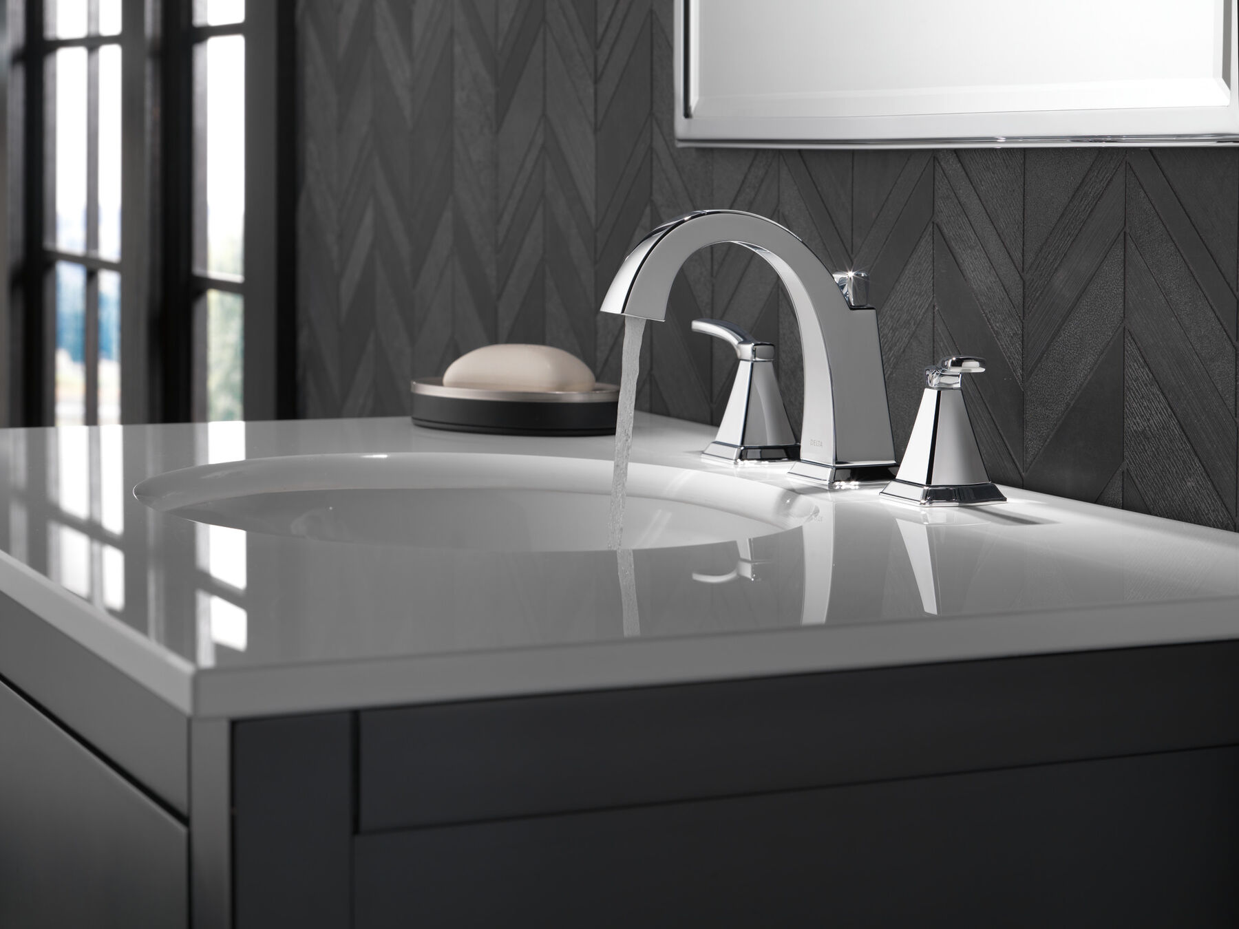 Llave para baño de extensión con dos manijas, imagen 3