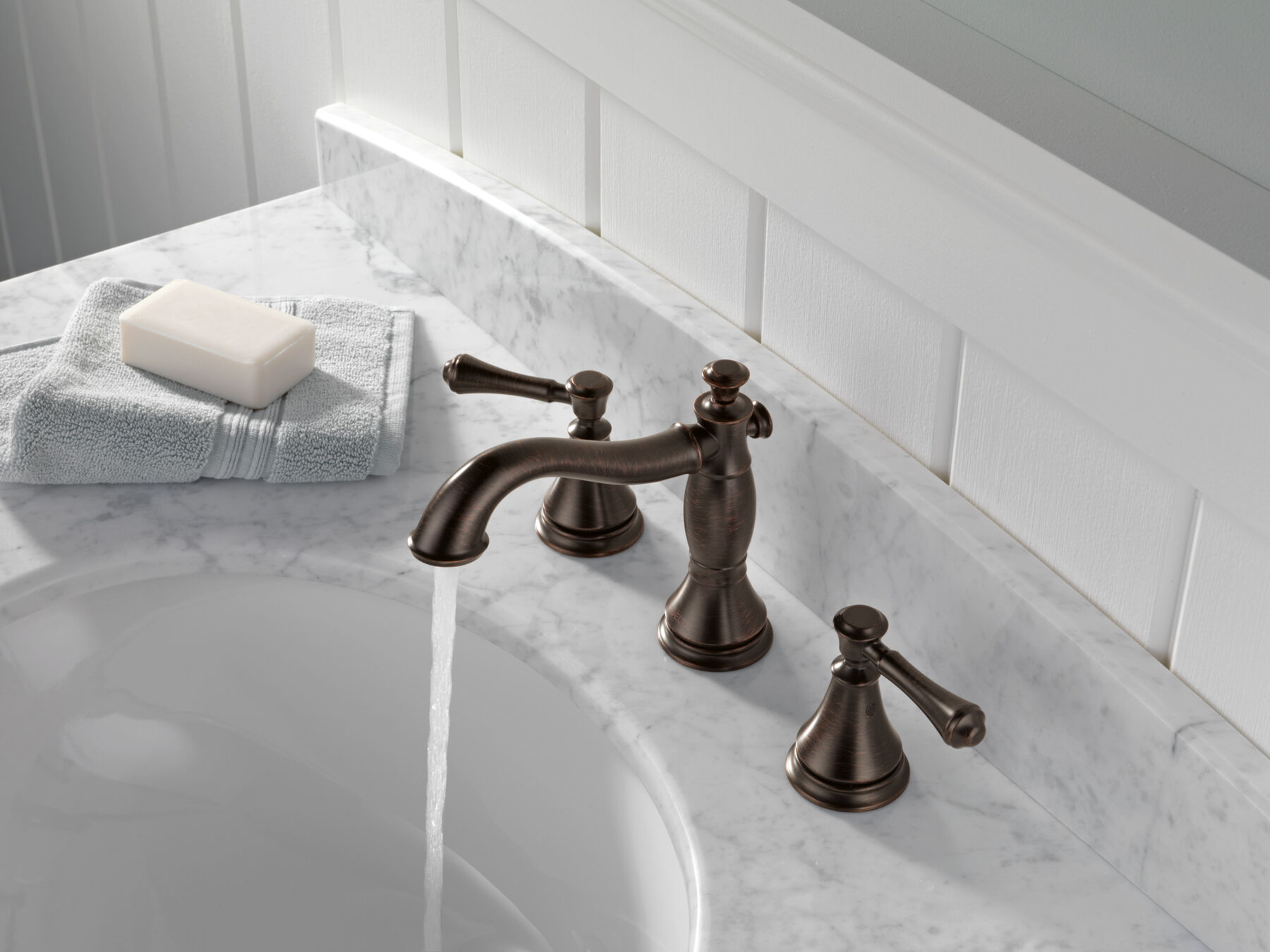Llave para baño de extensión con dos manijas (producto recertificado), imagen 3