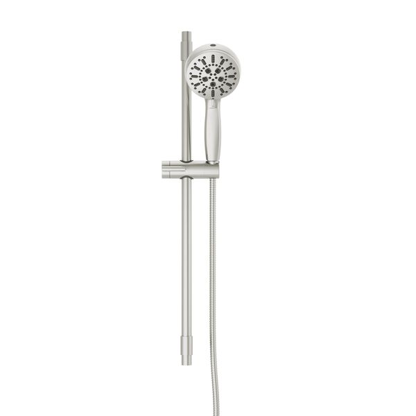7-Setting Slide Bar Hand Shower with Cleaning Spray (Recertified)