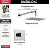 Widespread Lavatory Faucet with Shower Trim Bundle - 14 Series