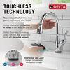 Touch2O with Touchless and VoiceIQ® Technology Single Handle Pull-Down Kitchen Faucet with Soap Dispenser