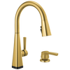 Touch2O Pull-Down Kitchen Faucet with Soap Dispenser Bundle