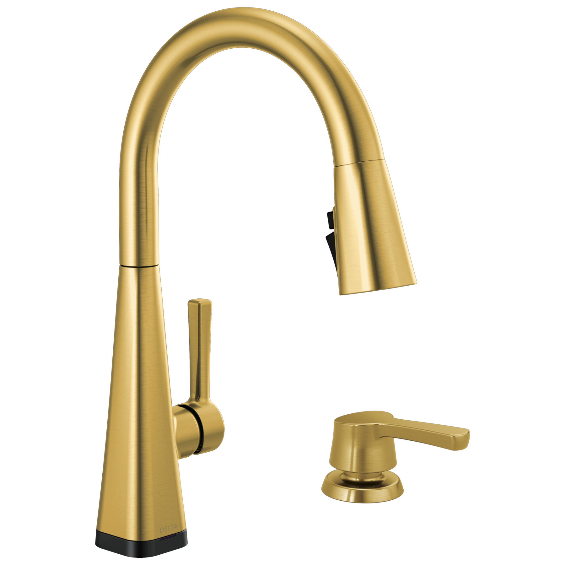 Touch2O Pull-Down Kitchen Faucet with Soap Dispenser Bundle