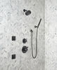 Ducha de mano de una sola función de montaje en pared ajustable premium