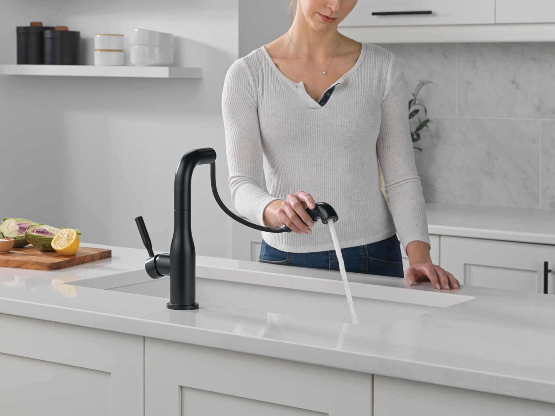 Llave para cocina monomando desplegable, imagen 5