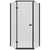Cabina de ducha angular sin marco de 38"
