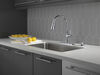 Llave para cocina monomando extensible con dispensador de jabón y tecnología ShieldSpray®
