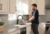 Llave para cocina monomando extensible con tecnologías Touch<sub>2</sub>O® y ShieldSpray®