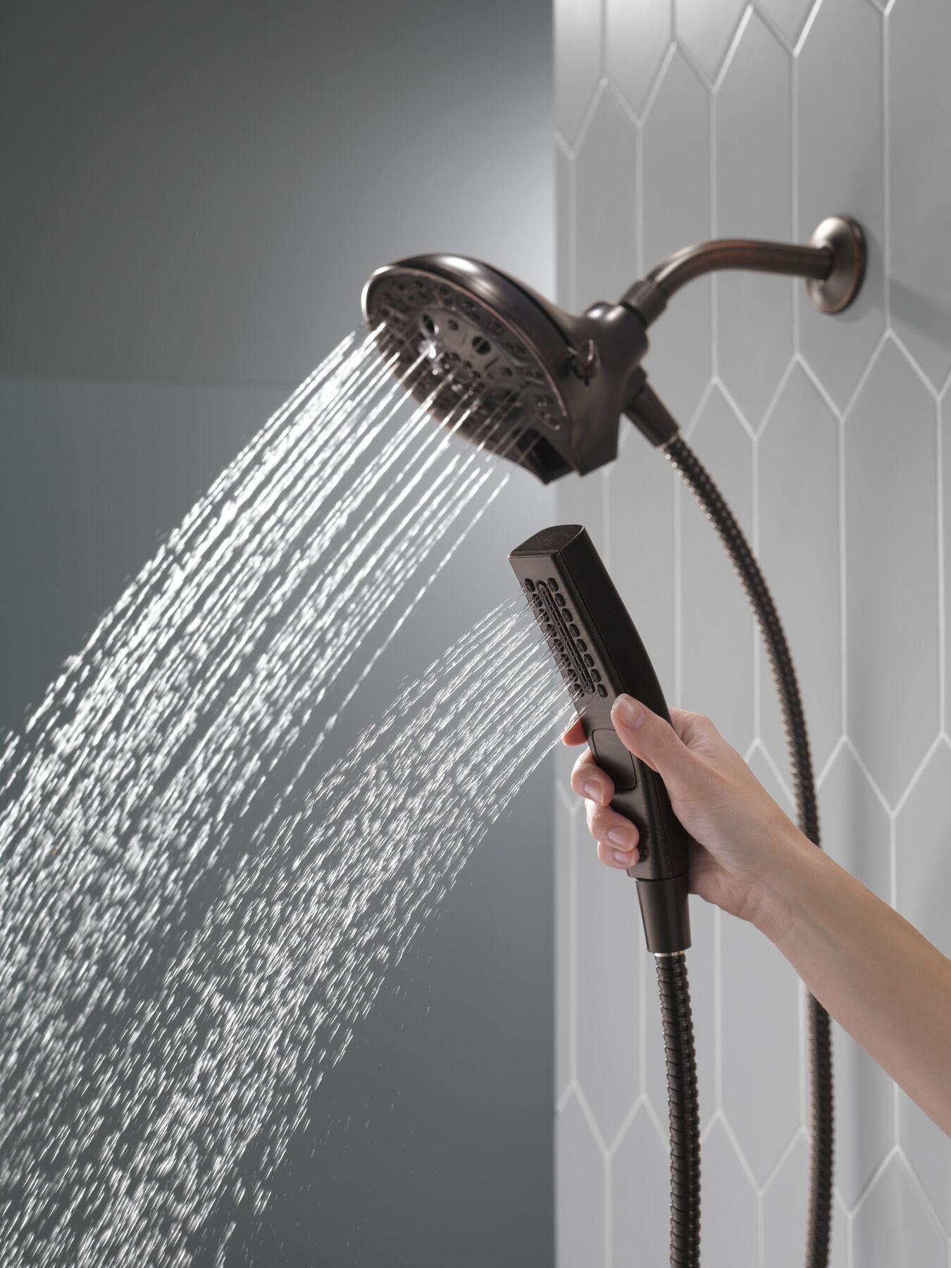 Ducha dos en uno H2Okinetic® In2ition® de 5 funciones, imagen 11
