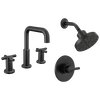 Widespread Lavatory Faucet with Shower Trim Bundle - 14 Series