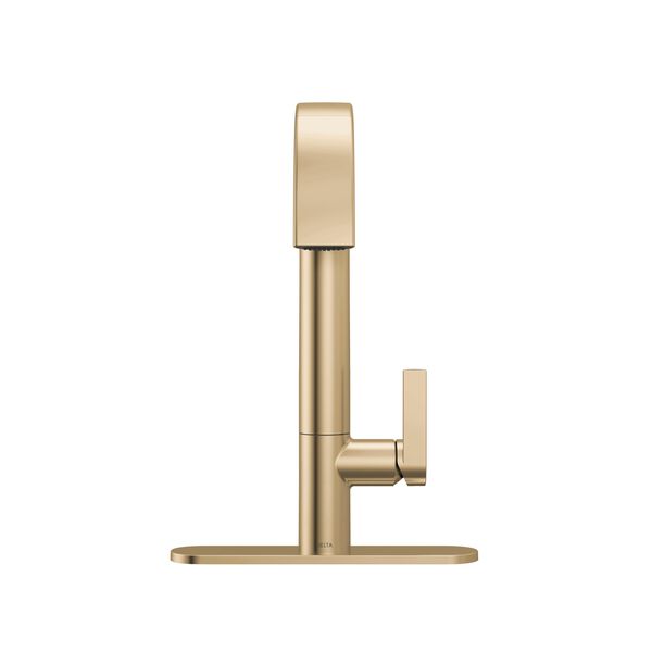 Llave de una manija con tubo de salida deslizable para cocina