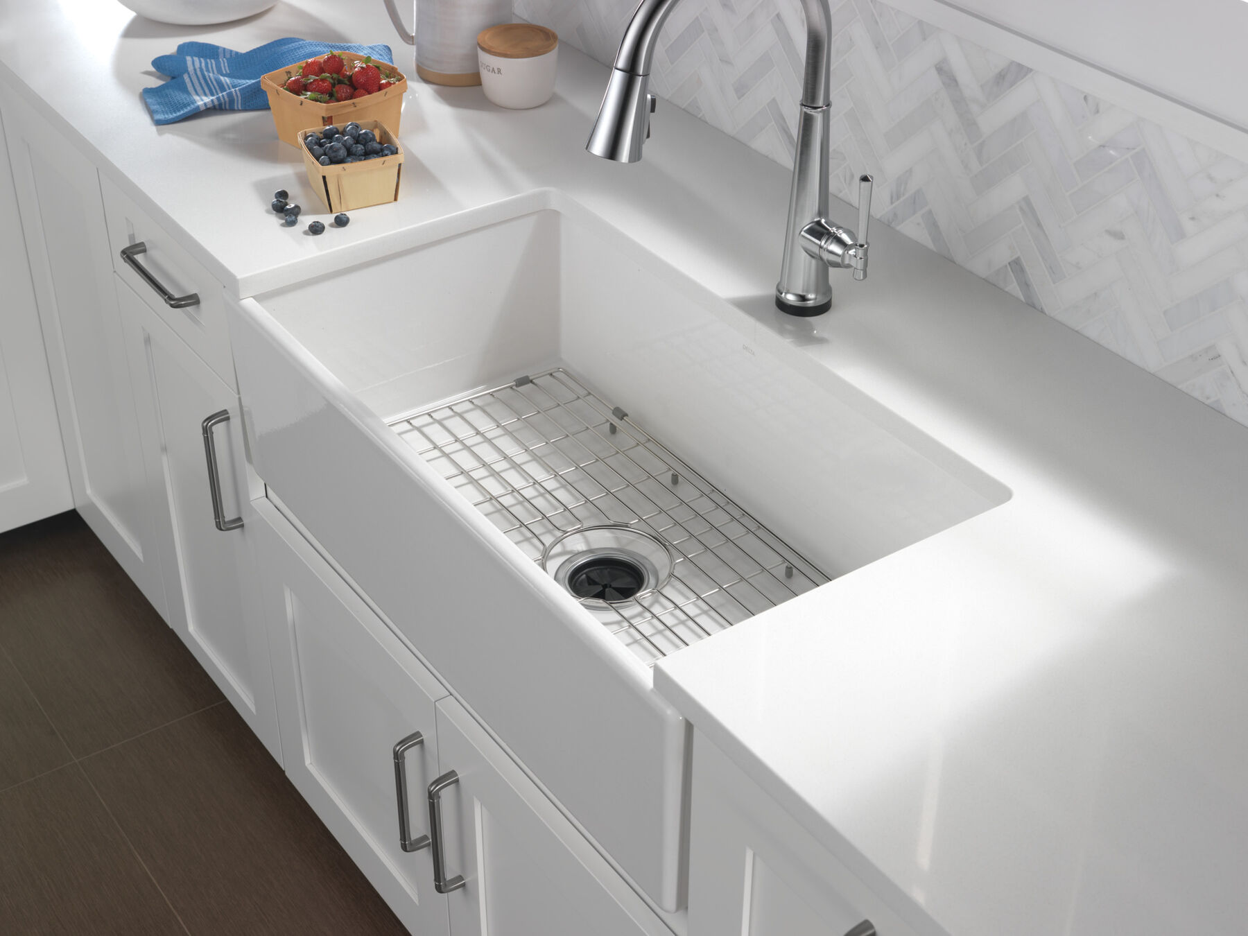 Llave para cocina monomando extensible con tecnología Touch<sub>2</sub>O®, imagen 3