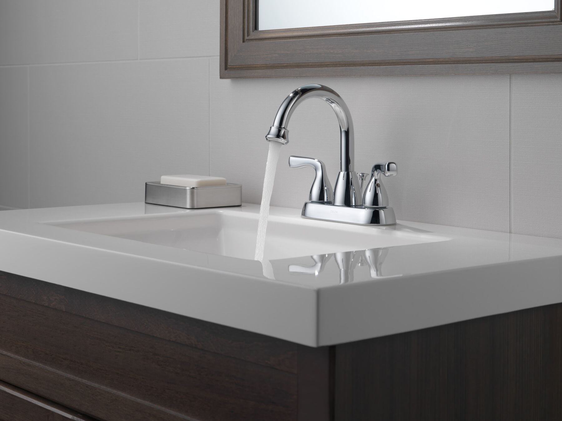 Llave para baño de combinación con dos manijas, imagen 3