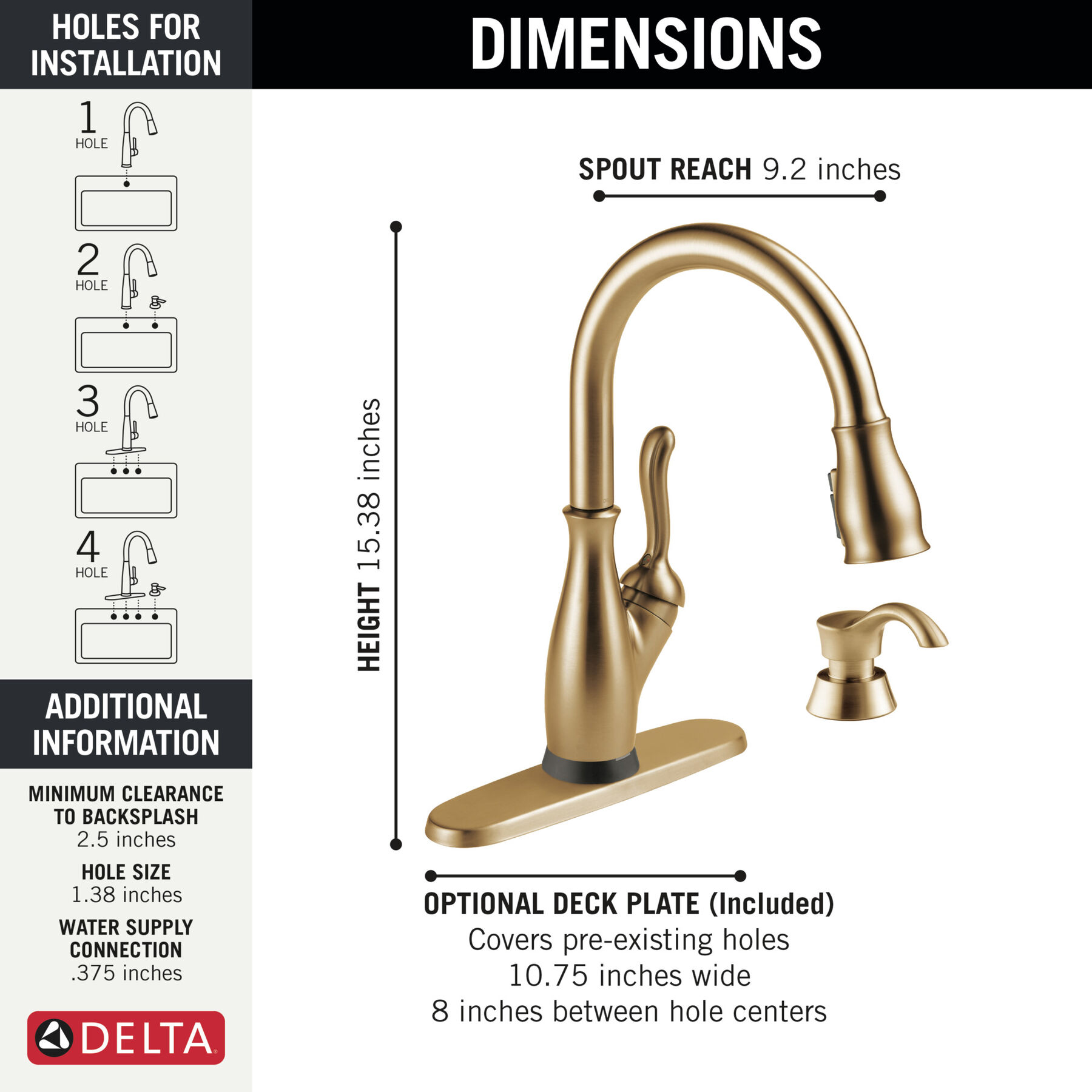 Touch2O Pull-Down Kitchen 1L with Soap Disp Bundle, image 2
