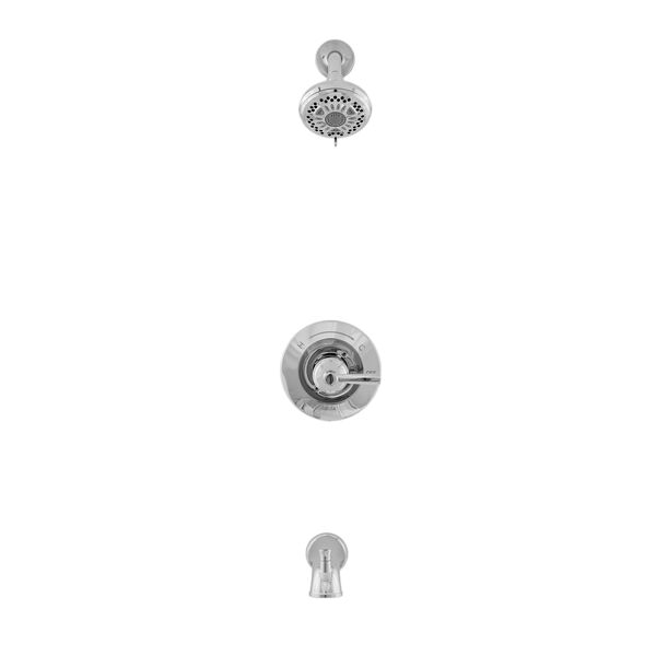 Accesorios de ducha y bañera serie 14 con conjunto interior
