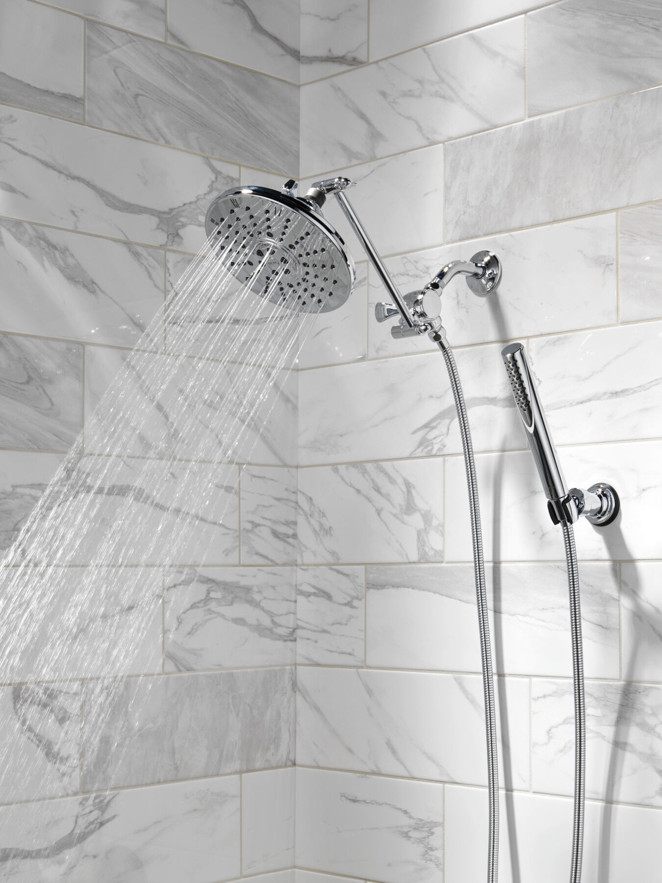 Ducha manual premium para montaje en pared ajustable de una sola función, imagen 27