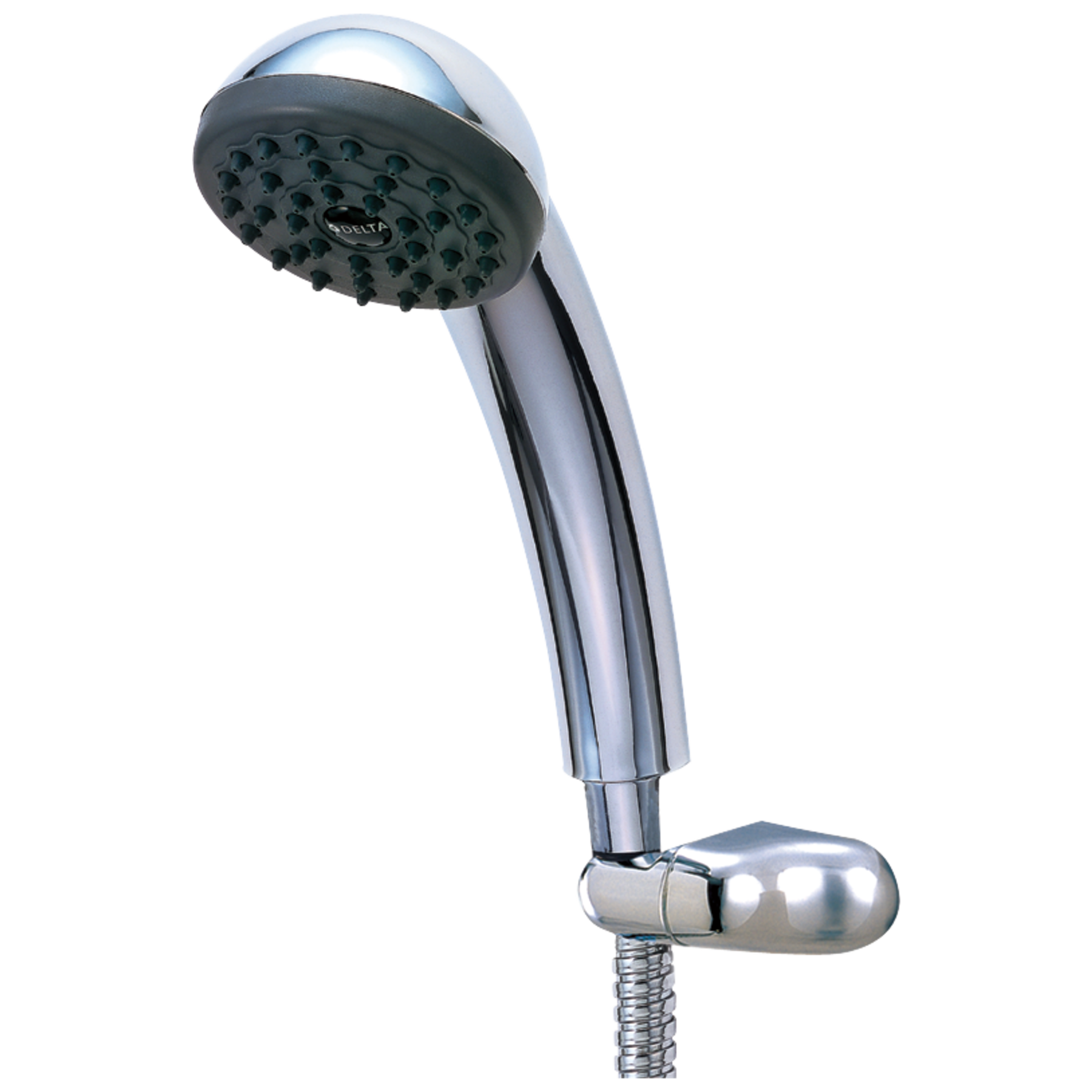 Ducha manual de un ajuste con manguera y soporte