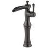 Llave para baño tipo vasija de diseño acanalado 1L con elevador sin desagüe (producto recertificado)