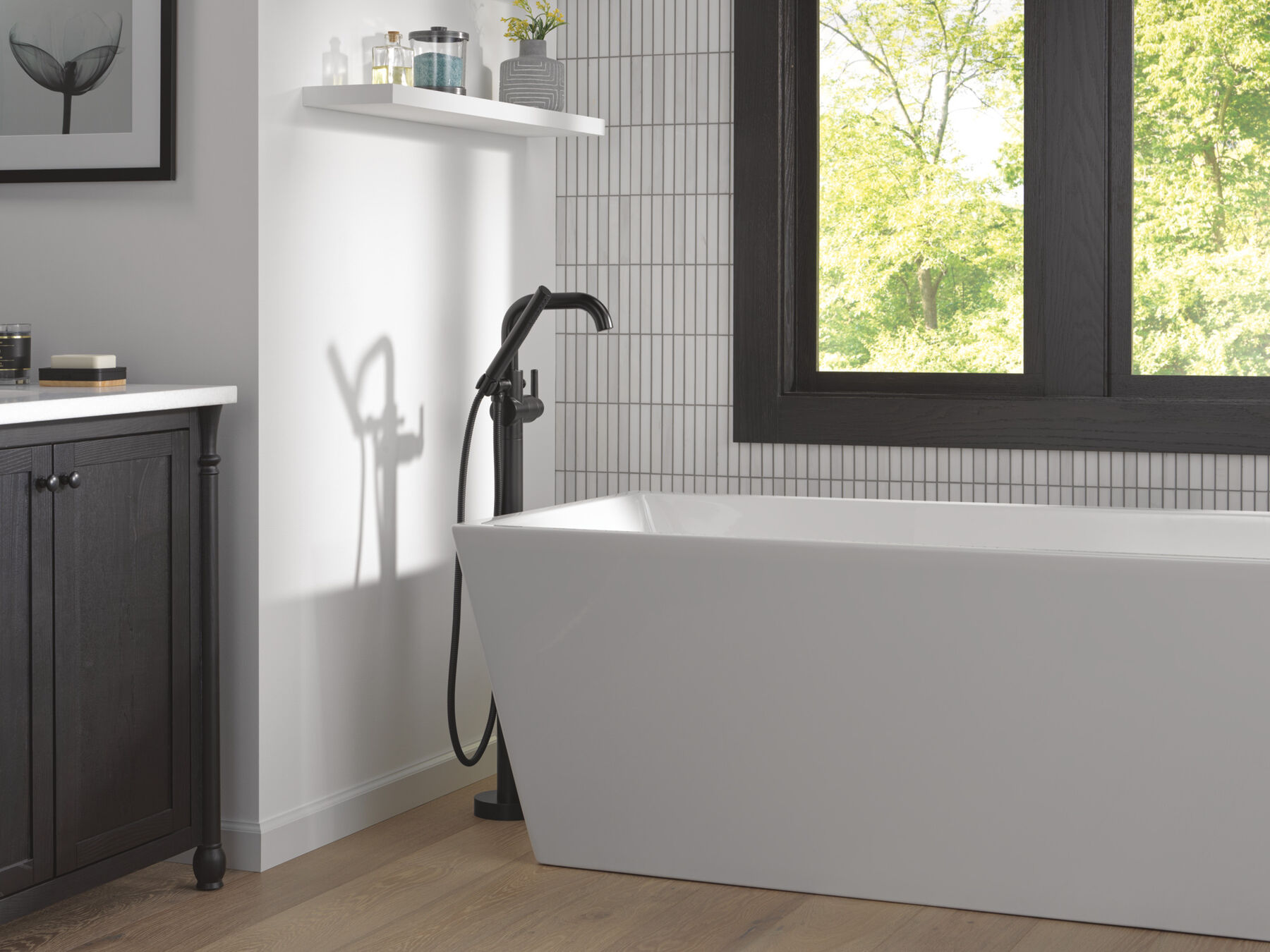 Floor Mount Tub Filler, image 4