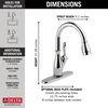 VoiceIQ® Single Handle Pull-Down Faucet with Touch<sub>2</sub>O® Technology