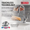 Llave para barra/preparación de alimentos Touch2O® con tecnología Touchless